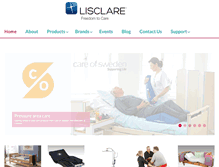 Tablet Screenshot of lisclare.com